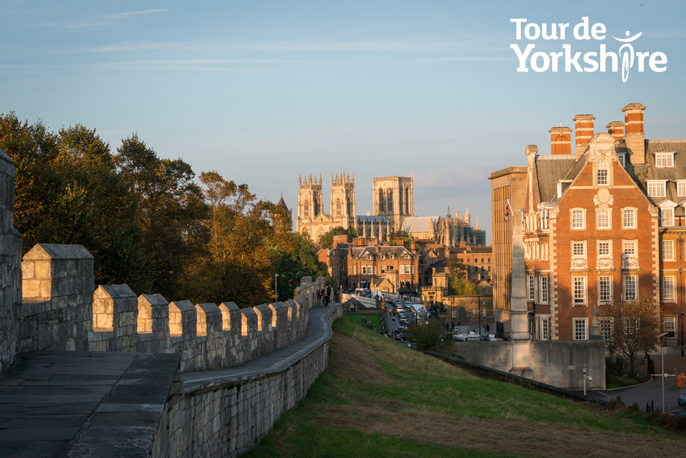 letouryorkshire's tweet image. And finally: Start/Finish 6, the historic city of York #TdY