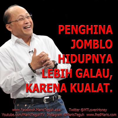 aryogema4's tweet photo. jomblo itu prinsip atau nasib by pak mario teguh''salam oreeiittsss hihihi http://t.co/1WpGD4iq6t
