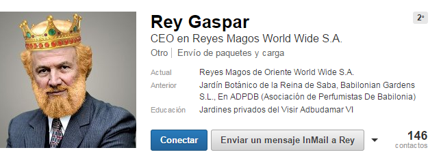 antoral's tweet photo. Muy fan de los perfiles de los reyes magos en #Linkedin http://t.co/Q32wIBg5gn