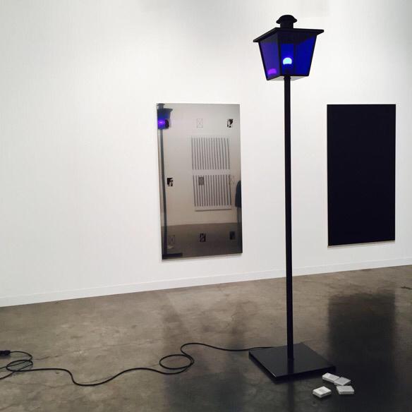ArtBasel's tweet photo. Works by Marius Engh + Nick Oberthaler at Galerie Emanuel Layr #ABMBnova #ArtBasel http://t.co/aoT88aeRJ2