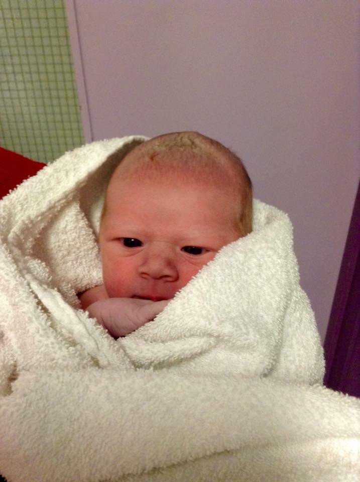 My first granddaughter born this morning  3:30 weighing in at 7lb 8oz