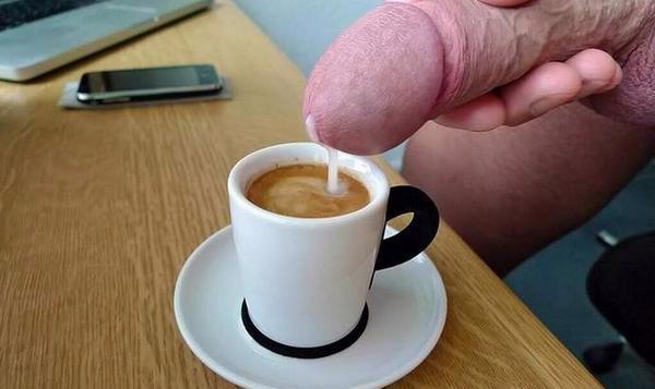 BDSMKarin's tweet photo. Good morning #Cuckold :) Master just finished "preparing" your coffee ;) #cumshot #humiliation #Sissy #sissycaptions http://t.co/c0iC5nfQV3
