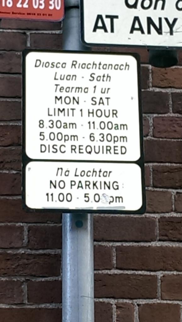deekenmoore's tweet photo. @EoinBearla @CorkParking except some spots. It cost me 40E last Sun for not knowing Mon-Sat includes Sun. http://t.co/835mAsNuS8