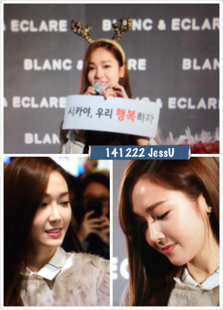 [PIC][22-12-2014]Jessica tham dự buổi fansign cho "BLANC&ECLARE" chi nhánh Seoul, Hàn Quốc vào chiều nay B5cp7qOCEAA3WZd