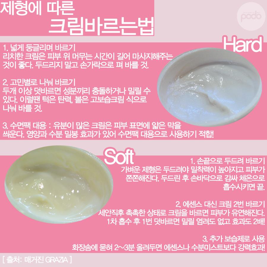 '어느 제품을 써야하나?' 만큼이나 중요한 '어떻게 발라야 하나?' 겨울철 건조한 피부! 퐁당과 함께 제형 별 크림 바르는 법을 배워봐요~