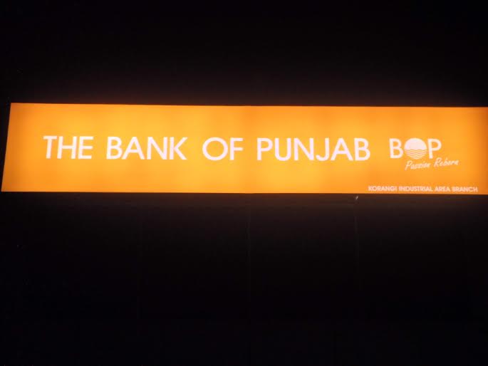 signsystemadv's tweet photo. BANK OF PUNJAB BRANDING FASCIA
 KORANGI INDUSTRIAL AVENUE BRANCH KARACHI http://t.co/dYHHvF2BxC