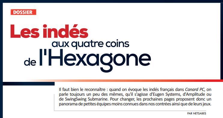 A lire, le dossier de @netsabes sur les indés français dans le dernier <a href="/Canardpcredac/">Canard PC</a> !