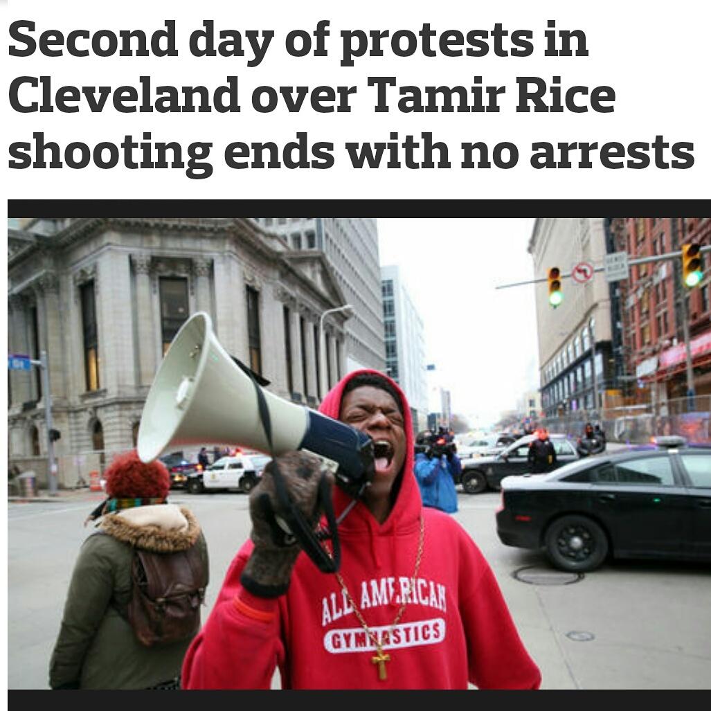 DeliriousCookie's tweet photo. Shout out to Adam Ferrise @cleveland.com for these pics. #Ferguson2CLE #TamirRice #MikeBrown The Movement Lives. http://t.co/61D3lkeWZZ