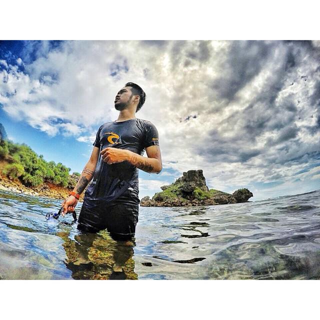 #jogja <a href="/AchePradelva/">Ache Pranata Aldelva</a>: Snorkeling PantaiNglambor. gunungkidul