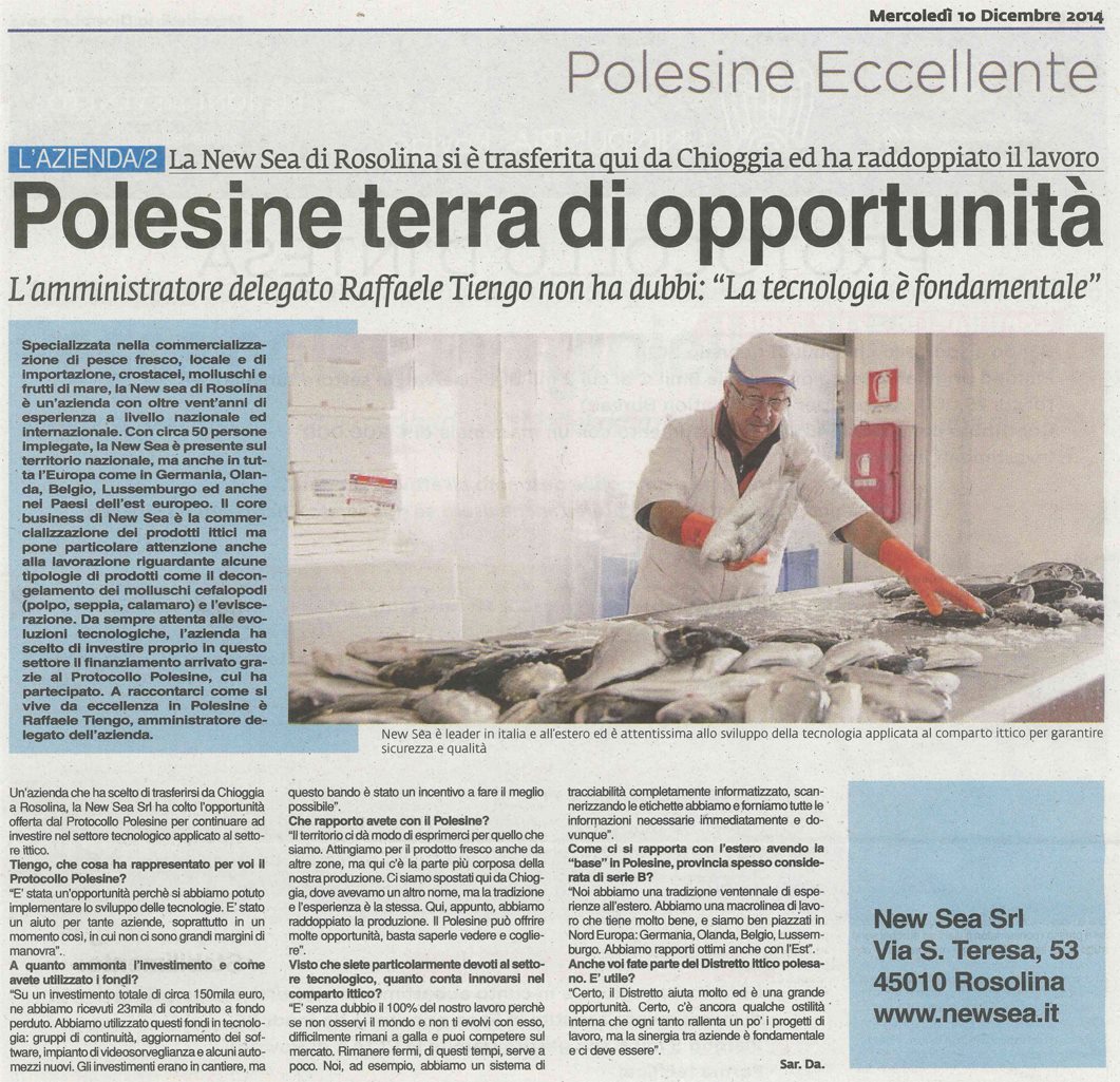 DistrettoIttico's tweet photo. Intervista all'azienda #Newsea di #Rosolina che parla di #tecnologia e #Distretto! #impresa #eccedigit #pesce #fish http://t.co/Uq9l9Leah5