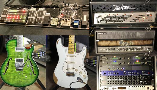 premierguitar's tweet photo. We caught up with @NealSchonMusic from @JourneyOfficial for a new #RigRundown: http://t.co/bRlDGaKfCz @PRSGuitars http://t.co/5whCG6Gvi8