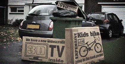 MPSIslington's tweet image. Don't let this be you on Christmas Day, those boxes are a great advert for burglars #NPTSouth