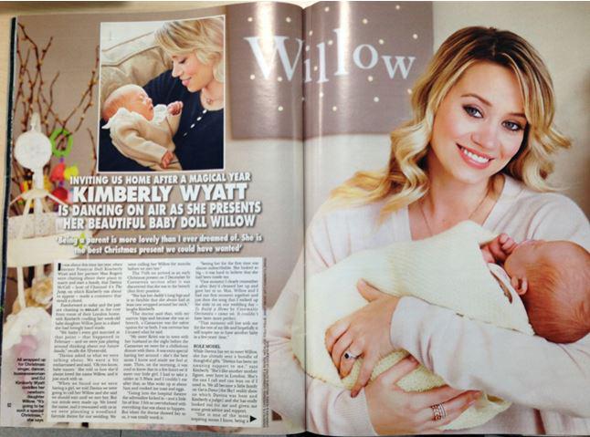 KimberlyKWyatt's tweet photo. Read all about my beautiful baby doll Willow, in my exclusive chat with @hellomag! What a magical year! #babylove http://t.co/GksKeAKfl8