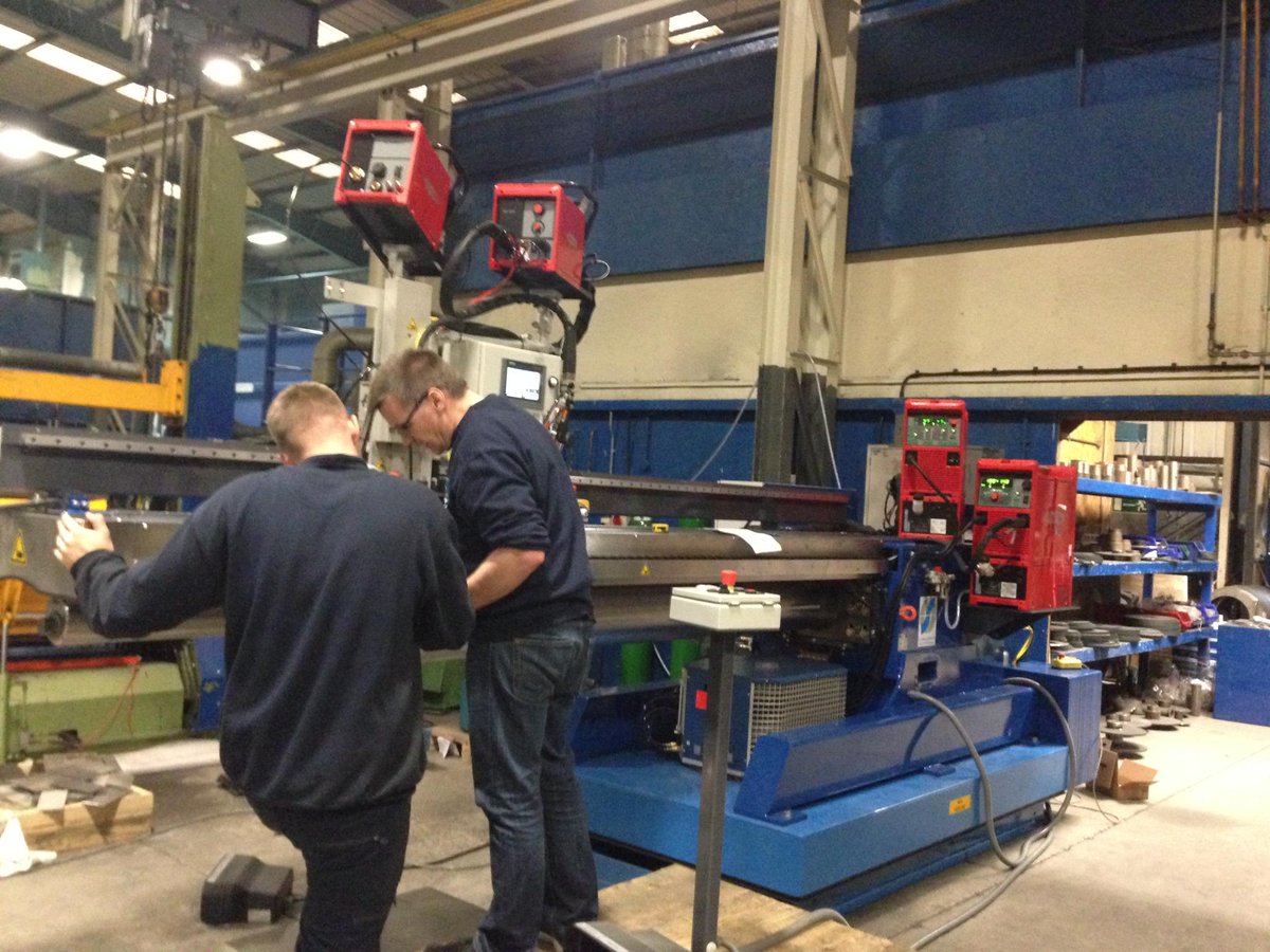 Training on the new seam welder has started today! #training #seamwelder