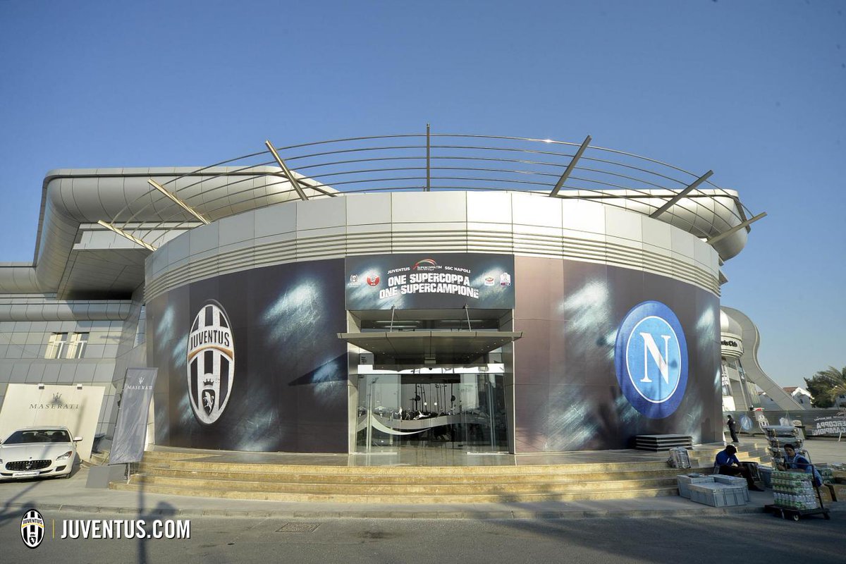 Just a few hours until the doors swing open in Doha. Kick-off 20.30 local time (18.30 CET) #SupercoppaTIM #JuveNapoli