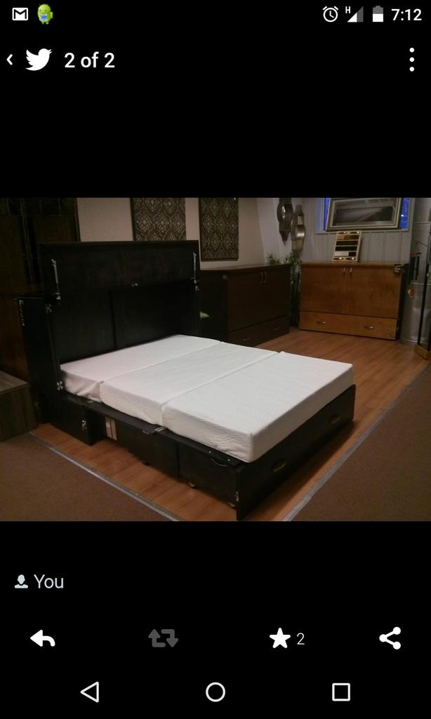 #retail #furniture #mattress #murphybed #spacesaver #lvmkt #january  #madeincanada cabinetbed.ca #wallbed