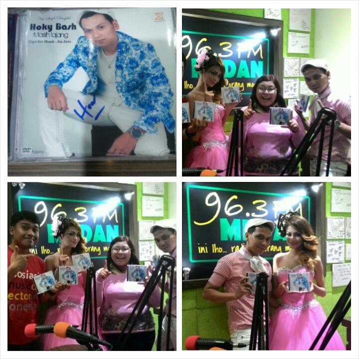 Thankyou for coming @hokybas at <a href="/963medanfm/">96.3 MEDAN FM</a> #promo #single #masihlajang