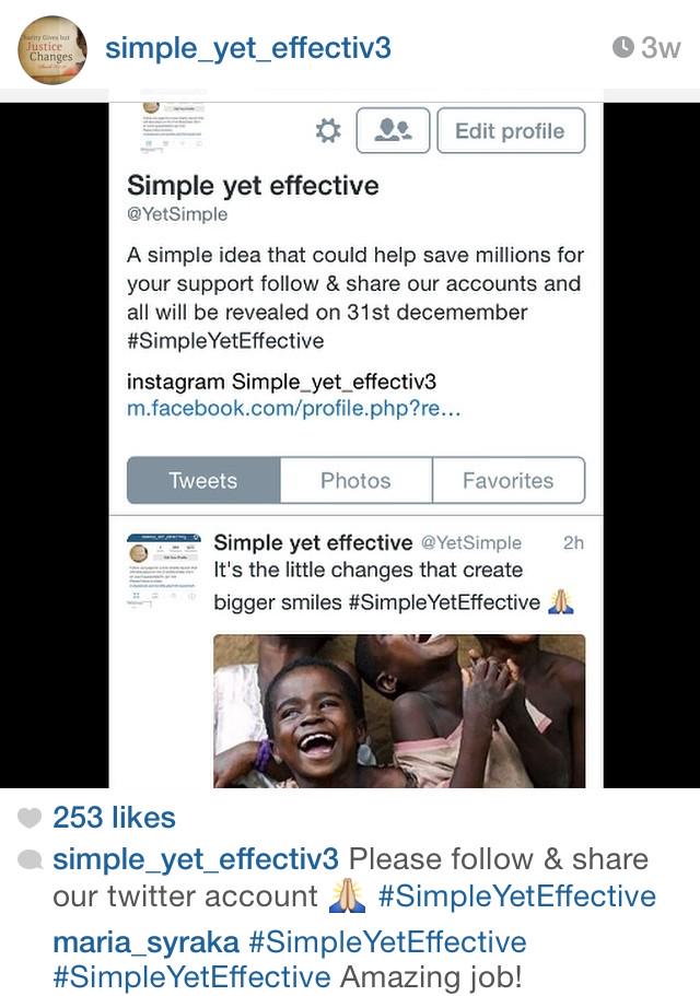YetSimple's tweet image. Please follow and share our accounts, It's the little changes that help create bigger smiles #SimpleYetEffectiv3 🙏