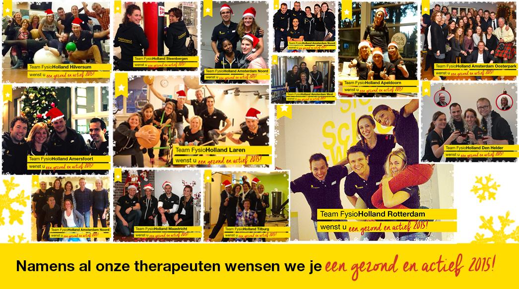 Namens al onze therapeuten: fijne feestdagen en een gezond en actief 2015! #kerst #feestdagen