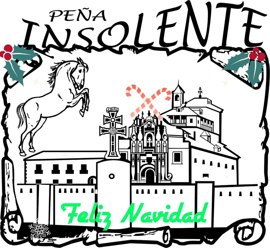 PInsolente's tweet photo. La Peña Caballista Insolente les desea una feliz Navidad y un prospero Año Nuevo!! http://t.co/ccAMSrBI9r
