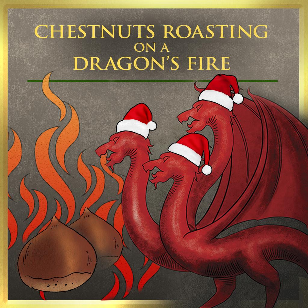 gardedenuit's tweet photo. Pour Noël, mettez un dragon triple dans votre cheminée ! #12DaysofWesteros http://t.co/PbDK6bSsea