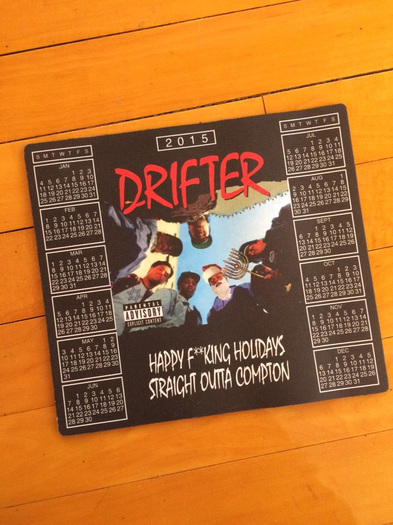 And if you forgot, we are open today until 7!  Shout to our new cool vendor #drifterclothing Thanks for the gift! 😂