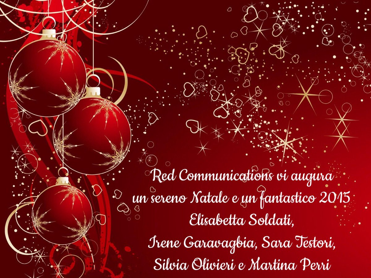REDCOMMUNIC's tweet photo. Da domani siamo in ferie!!!Tanti cari auguri a tutti!ci sentiamo il 5 gennaio!
#redcommunications @BettinaSoldati http://t.co/Hmu2fRvJXf