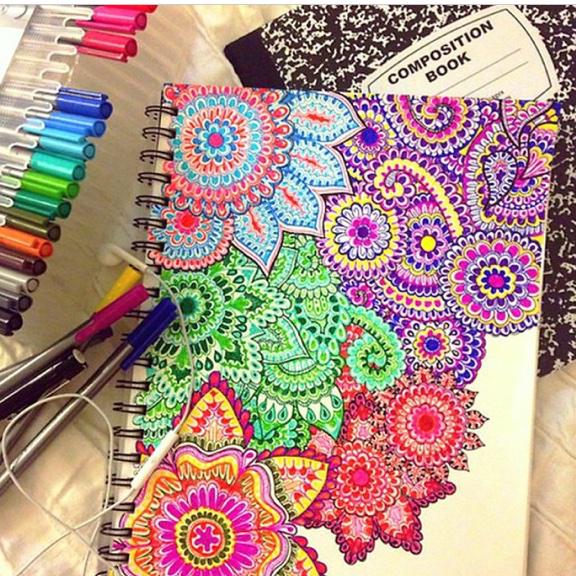 Amazing_Draw_'s tweet photo. Colorful doodles 💕 http://t.co/0hgG7ygI49"