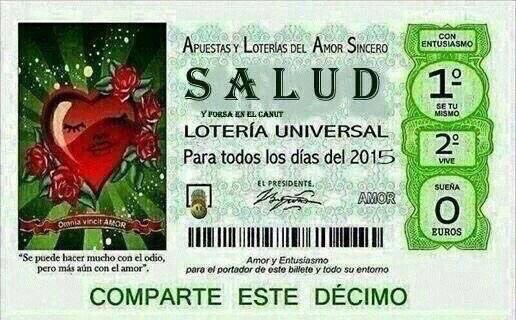 Colmenero's tweet photo. El décimo que nos ha tocado a todos nosotros. http://t.co/es1f7Aj7Lv