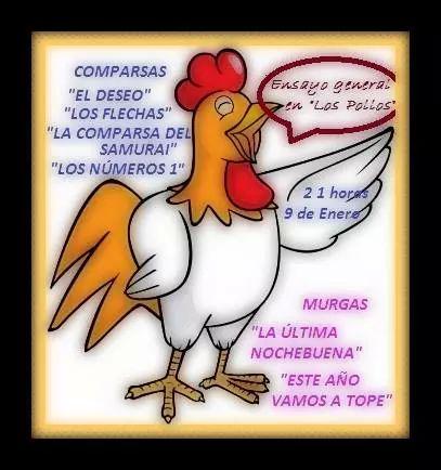 ComparsadeJNiev's tweet photo. Ensayo general el 9 de Enero a las 21h en Los Pollos (Huelva). 

Ahí estaremos #LosFlechas de @LaTarantela . http://t.co/RrtxzkRXm5
