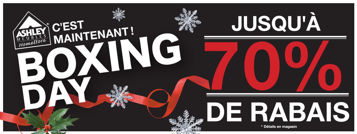 MeublesAshley's tweet photo. #PROMO #BoxingDay #noel #meubles  #Promotions http://t.co/5rjno8hvsD
