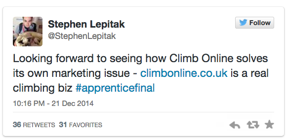 Telegraph's tweet photo. Is #TheApprentice winner doomed to fail? http://t.co/85YuzFnquV http://t.co/UN1JU1AqRt