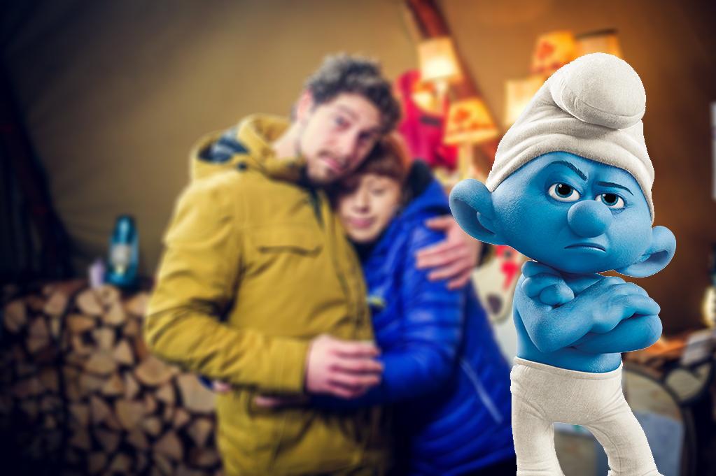 studiosiebe's tweet photo. Moppersmurf wil geen #warmsteknuffel http://t.co/CR7EelT4WY