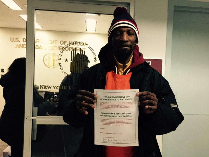 Taking action at <a href="/HUDgov/">Department of Housing and Urban Development</a> offices today. Invest in our neighborhoods not wall street. @ourcity <a href="/HDefend/">HomeDefenders League</a> <a href="/popdemoc/">Popular Democracy💥</a>