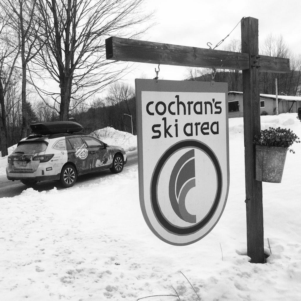 randypropster's tweet photo. Thanks to all of our sponsors for helping bring us to ski the legendary #cochrans ski area! http://t.co/t8EaSbglLb