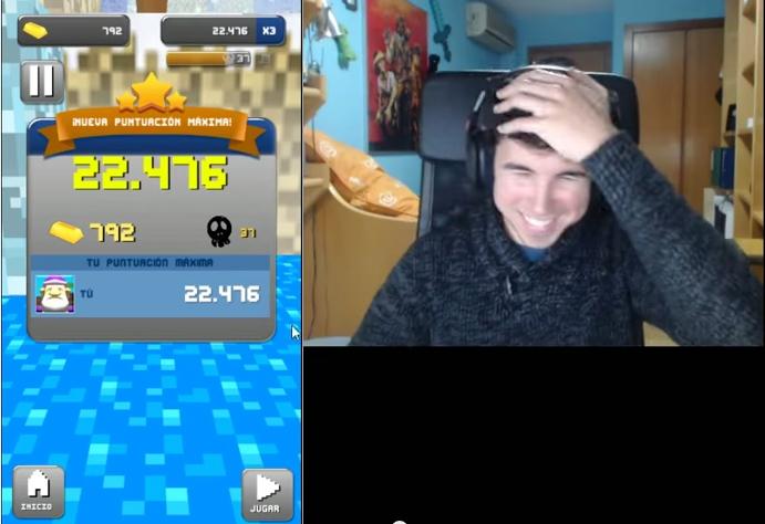 ZooEvolution's tweet photo. Esta fue la puntuación máxima que hizo @WillyrexYT en el pasado directo. ¿Cuál es vuestra puntación máxima? http://t.co/CO7TQLZJZR