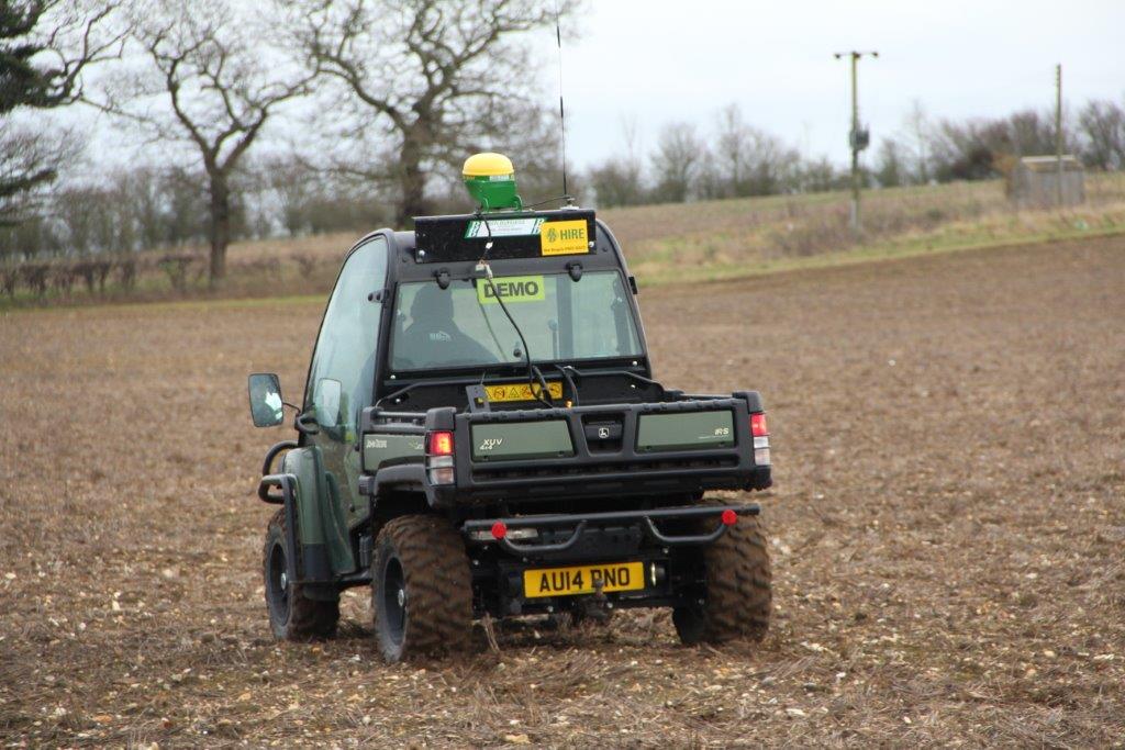 BenBurgessAg's tweet photo. Our demo gator, with #BBRTK &amp; John Deere's #AutoTrac Universal guidance system, for our boundary mapping service... http://t.co/yMMAOVhzJc