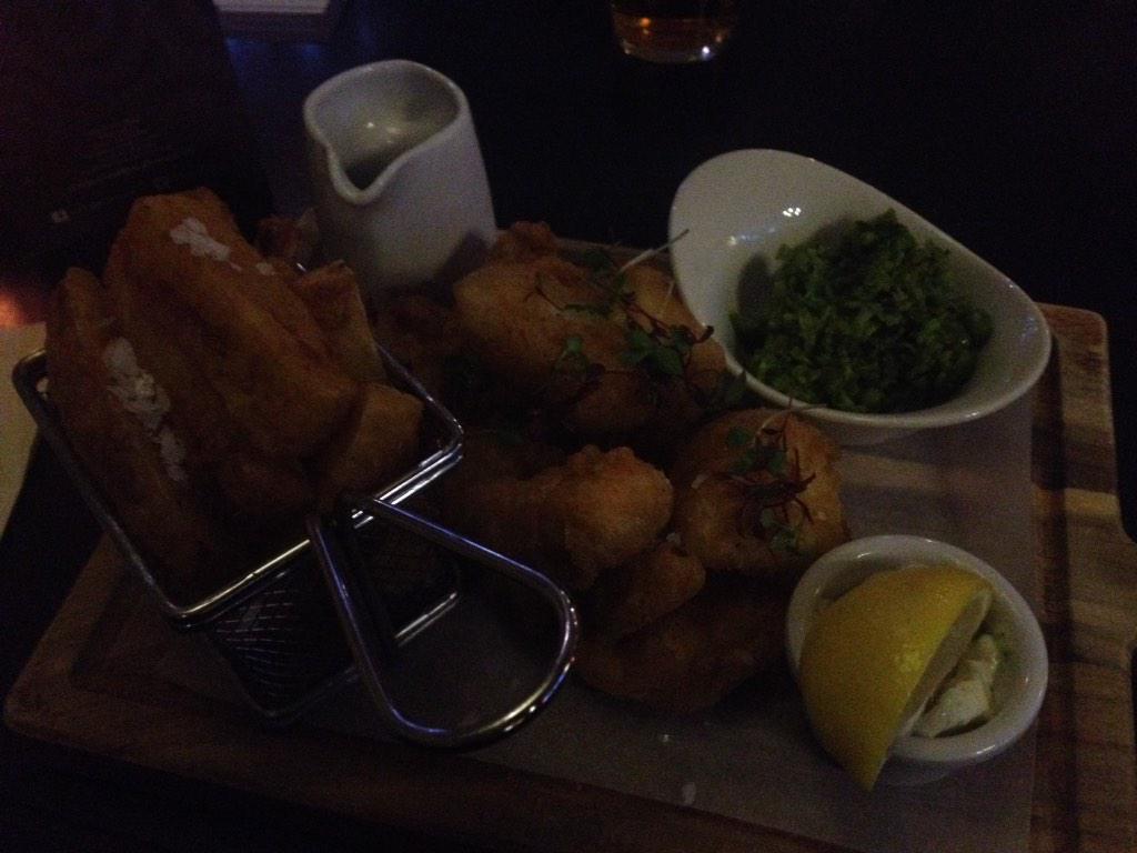 After golf <a href="/royalstdavidsgc/">Royal St.David's GC</a>  a night <a href="/CastleHotelLtd/">Castle Hotel Conwy</a> .pint of "dark dragon" cider and "posh" fish and chips #superb