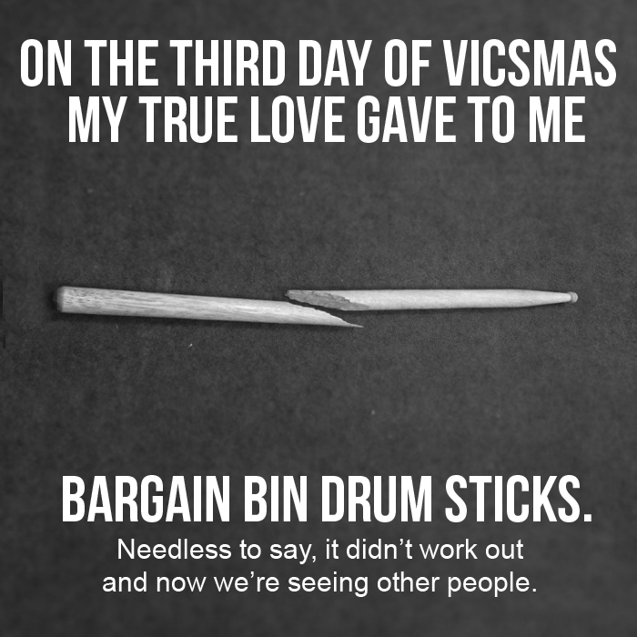 vicfirth's tweet image. #drummerproblems