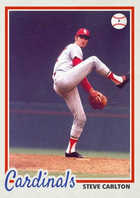 Happy 70th birthday to Steve Carlton. What I wish his 1978 card had looked like..... 