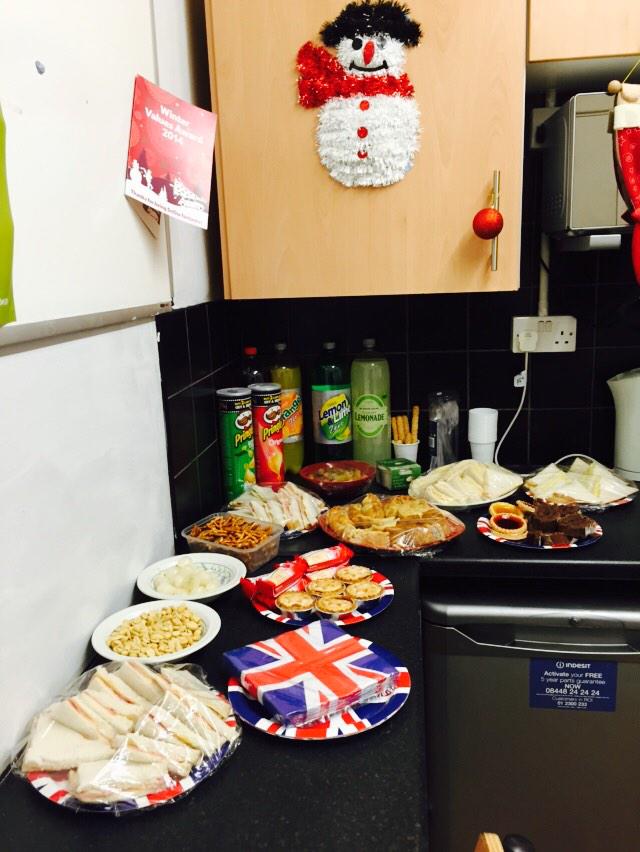 Keeping the elves fed tonight