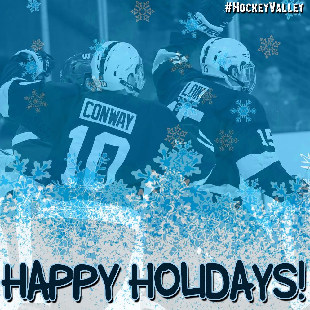 #HappyHolidays from <a href="/PennStateMHKY/">Penn State Men’s Hockey</a>! #WeAre #HockeyValley