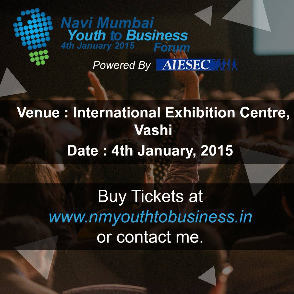 iamvinayr's tweet photo. #NMYouthToBusiness #PursueYourPassion @AIESEC_NM http://t.co/KQMvYOYfSt