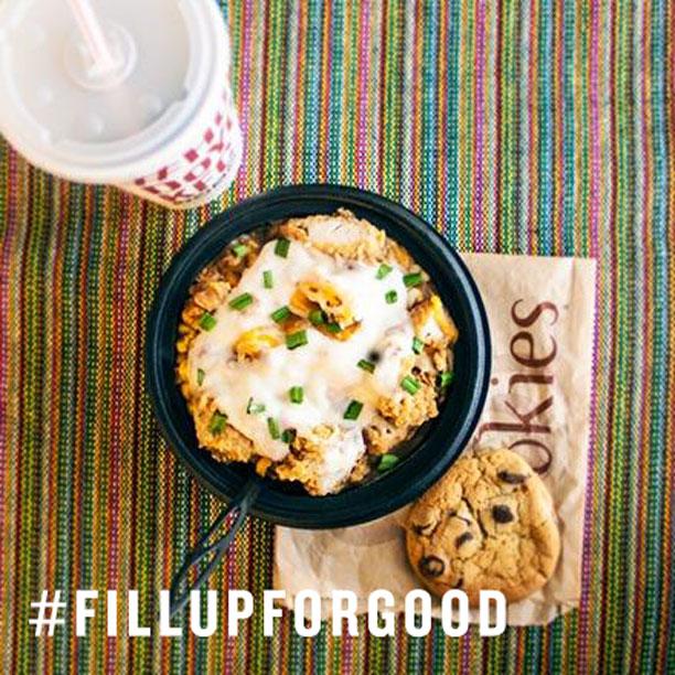 1 RT = 5 meals for Americans struggling w/ hunger via <a href="/FeedingAmerica/">Feeding America</a>. Help us #FillUpForGood! kfc.com/fillupforgood