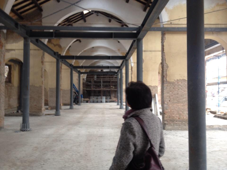 LaPolveriera_RE's tweet image. Le geometrie del vecchio edificio e le nuove strutture #polveriera #reggioemilia