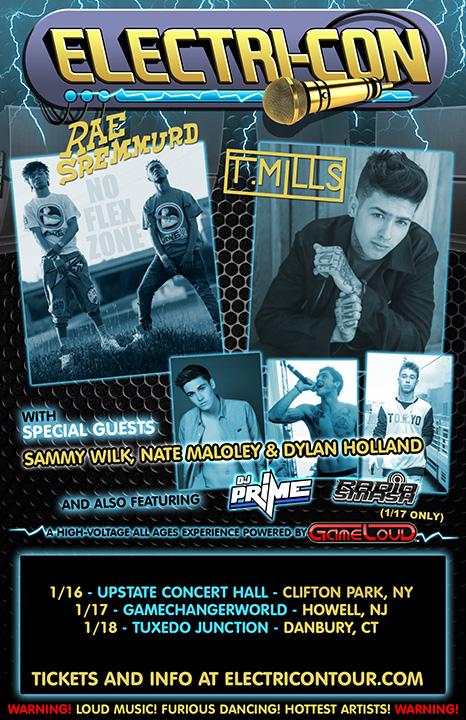 GameLoud's tweet image. Updated Lineup and Show Info for the #ElectriConTour!