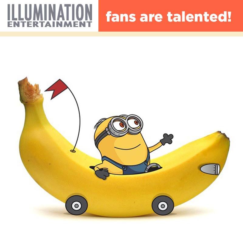 Minions Banana Drawing