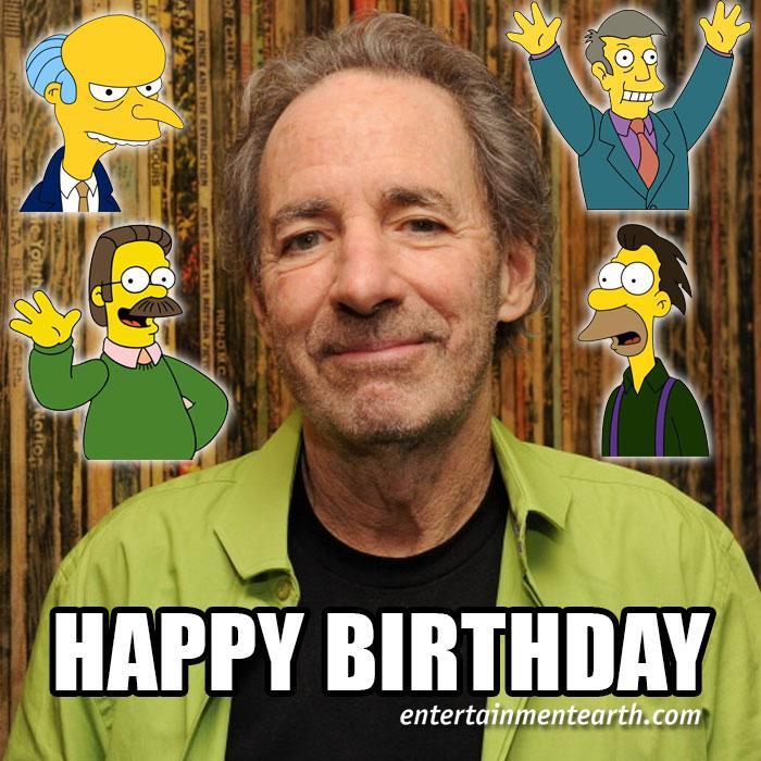 Happy 71st Birthday to Harry Shearer of The Simpsons! Shop Collectibles:  