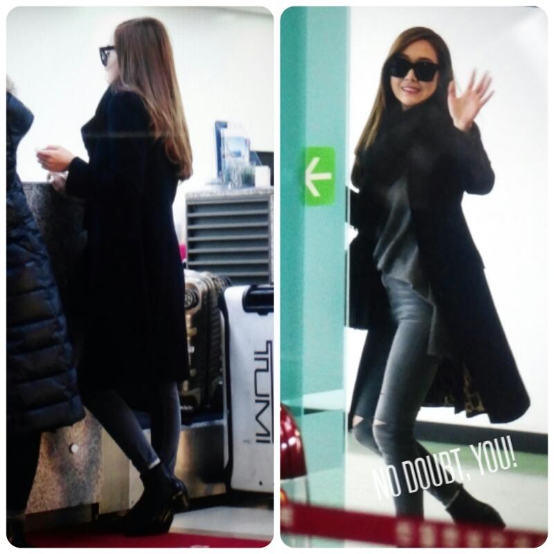[PIC][23-12-2014]Jessica khởi hành đi Bắc Kinh để tham dự "Sohu Fashion Awards" vào sáng nay B5f9ReVCIAAdAU_