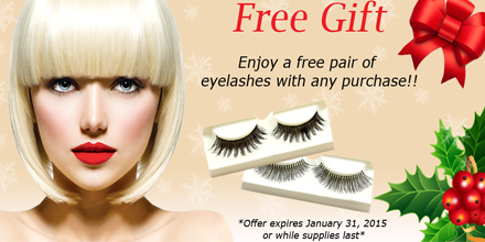 DKCCosmetics's tweet photo. FREE GIFT!!! Enjoy a FREE pair of eyelashes with every purchase. #dkccosmetics #makeup #cosmetics #MUA #eyelashes http://t.co/BYjEGzxBv4